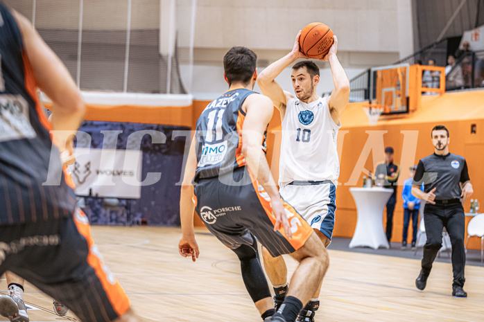 Basketball, Win2Day Superliga 2022/23, Grunddurchgang 13.Runde, Vienna Timberwolves, BK IMMOunited Dukes, Jakob Szkutta (10)