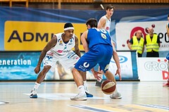 Basketball, ABL 2016/17, CUP VF, Oberwart Gunners, UBSC Graz, Milos Krivokapic (19), Derek Jackson Jr. (6)
