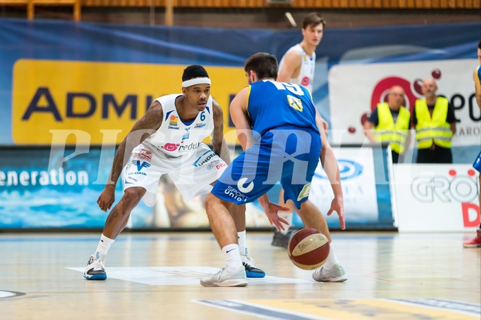 Basketball, ABL 2016/17, CUP VF, Oberwart Gunners, UBSC Graz, Milos Krivokapic (19), Derek Jackson Jr. (6)