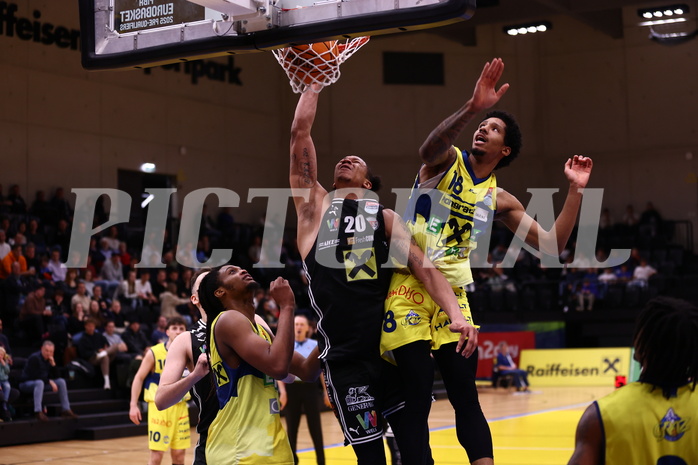 23.04.2024, Graz, Raiffeisen Sportpark Graz, Basketball Superliga 2023/24, Playoffs, Viertelfinale, Spiel 2, UBSC Raiffeisen Graz - Raiffeisen Flyers Wels 