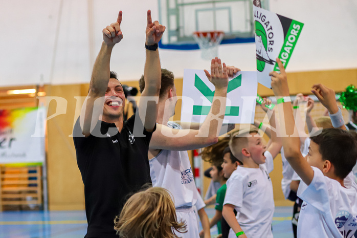 Basketball Zweite Liga 2023/24, Playoff, Finale Spiel 2 Union Deutsch Wagram Aligators vs. Mistelbach Mustangs


