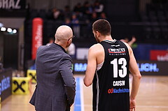 23.04.2024, Graz, Raiffeisen Sportpark Graz, Basketball Superliga 2023/24, Playoffs, Viertelfinale, Spiel 2, UBSC Raiffeisen Graz - Raiffeisen Flyers Wels 