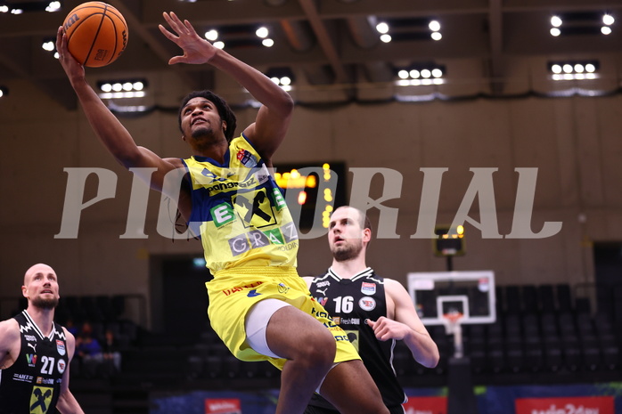 23.04.2024, Graz, Raiffeisen Sportpark Graz, Basketball Superliga 2023/24, Playoffs, Viertelfinale, Spiel 2, UBSC Raiffeisen Graz - Raiffeisen Flyers Wels 