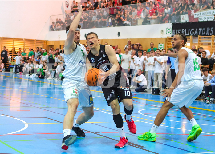 Basketball Zweite Liga 2023/24, Playoff, Finale Spiel 2 Union Deutsch Wagram Aligators vs. Mistelbach Mustangs


