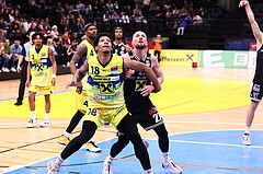 23.04.2024, Graz, Raiffeisen Sportpark Graz, Basketball Superliga 2023/24, Playoffs, Viertelfinale, Spiel 2, UBSC Raiffeisen Graz - Raiffeisen Flyers Wels 