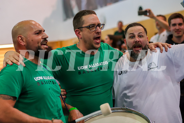 Basketball Zweite Liga 2023/24, Playoff, Finale Spiel 2 Union Deutsch Wagram Aligators vs. Mistelbach Mustangs



