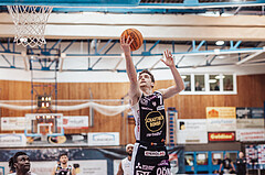 Basketball, Basketball Superliga 2023/24 , VF 2, Oberwart Gunners, Gmunden Swans, Benedikt Guettl (7)