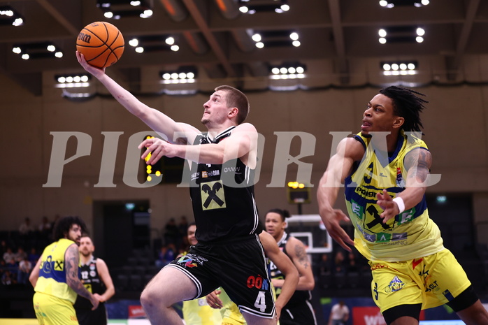 23.04.2024, Graz, Raiffeisen Sportpark Graz, Basketball Superliga 2023/24, Playoffs, Viertelfinale, Spiel 2, UBSC Raiffeisen Graz - Raiffeisen Flyers Wels 