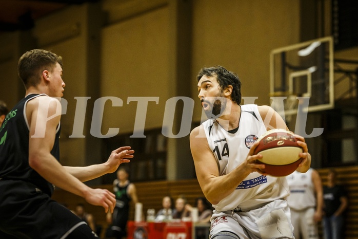 Basketball, 2.Bundesliga, Grunddurchgang 22.Runde, Mattersburg Rocks, UDW Alligators, Michael MACH (14)