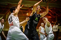 Basketball, 2.Bundesliga, Grunddurchgang 22.Runde, BBC Nord Dragonz, Basket Flames, Fabricio Vay (22)