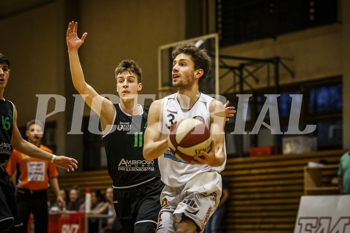 Basketball, 2.Bundesliga, Grunddurchgang 22.Runde, Mattersburg Rocks, UDW Alligators, Jan NICOLI (3)