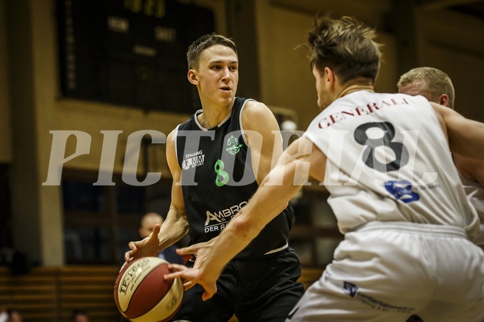 Basketball, 2.Bundesliga, Grunddurchgang 22.Runde, Mattersburg Rocks, UDW Alligators, Lukas Reichle (8)