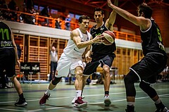 Basketball, 2.Bundesliga, Grunddurchgang 22.Runde, BBC Nord Dragonz, Basket Flames, Dragisa Najdanovic (55)