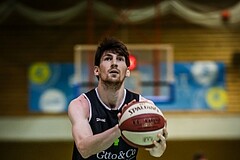 Basketball, 2.Bundesliga, Grunddurchgang 22.Runde, BBC Nord Dragonz, Basket Flames, Michael Diesner (4)