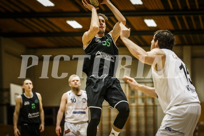 Basketball, 2.Bundesliga, Grunddurchgang 22.Runde, Mattersburg Rocks, UDW Alligators, Andreas Werle (55)