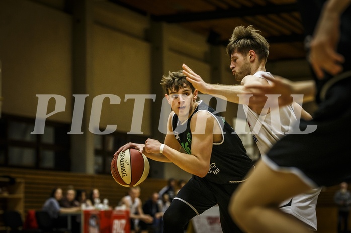 Basketball, 2.Bundesliga, Grunddurchgang 22.Runde, Mattersburg Rocks, UDW Alligators, Elias Wlasak (16)
