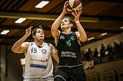 Basketball, 2.Bundesliga, Grunddurchgang 22.Runde, Mattersburg Rocks, UDW Alligators, Elias Wlasak (16)