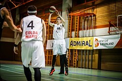 Basketball, 2.Bundesliga, Grunddurchgang 22.Runde, BBC Nord Dragonz, Basket Flames, Petar Nemcec (44)