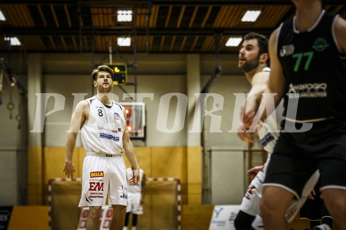 Basketball, 2.Bundesliga, Grunddurchgang 22.Runde, Mattersburg Rocks, UDW Alligators, Maximilian HÜBNER (8)