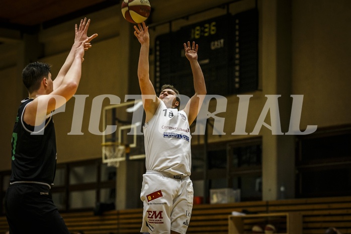 Basketball, 2.Bundesliga, Grunddurchgang 22.Runde, Mattersburg Rocks, UDW Alligators, Fabian POREMBA (18)