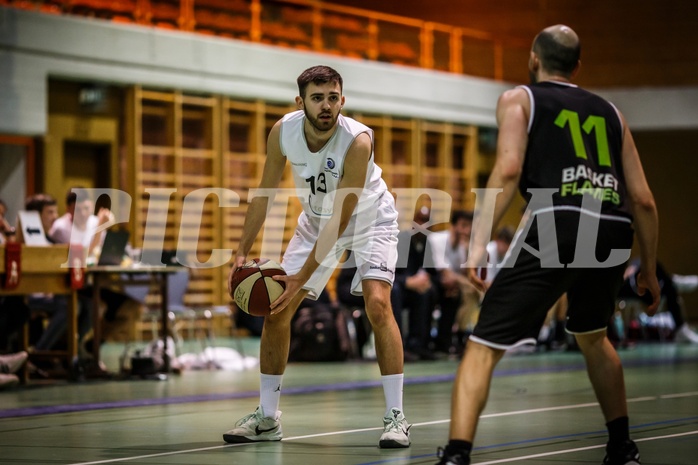 Basketball, 2.Bundesliga, Grunddurchgang 22.Runde, BBC Nord Dragonz, Basket Flames, Gabriel Semmel (13)