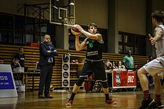 Basketball, 2.Bundesliga, Grunddurchgang 22.Runde, Mattersburg Rocks, UDW Alligators, Elias Wlasak (16)