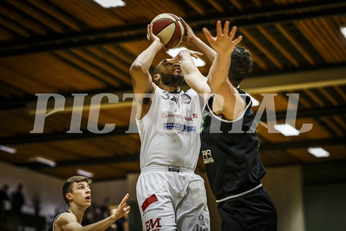 Basketball, 2.Bundesliga, Grunddurchgang 22.Runde, Mattersburg Rocks, UDW Alligators, Gary WARE (32)