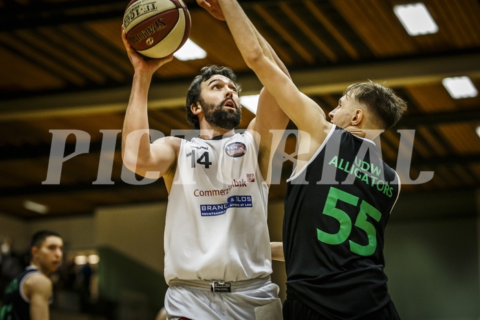 Basketball, 2.Bundesliga, Grunddurchgang 22.Runde, Mattersburg Rocks, UDW Alligators, Michael MACH (14)