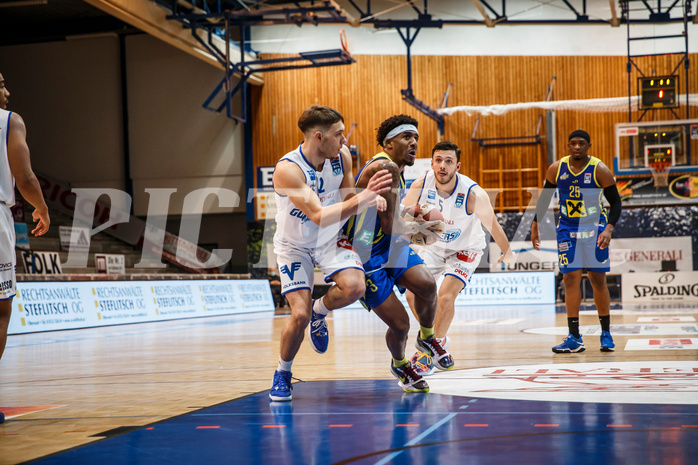 Basketball, bet-at-home Basketball Superliga 2020/21, Grunddurchgang, 12. Runde, Oberwart Gunners, UBSC Graz, Stanley Whittaker (3)