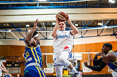 Basketball, bet-at-home Basketball Superliga 2020/21, Grunddurchgang, 12. Runde, Oberwart Gunners, UBSC Graz, Edi Patekar (9)