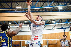 Basketball, bet-at-home Basketball Superliga 2020/21, Grunddurchgang, 12. Runde, Oberwart Gunners, UBSC Graz, Edi Patekar (9)
