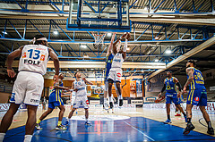 Basketball, bet-at-home Basketball Superliga 2020/21, Grunddurchgang, 12. Runde, Oberwart Gunners, UBSC Graz, Nigel Pruitt (11)