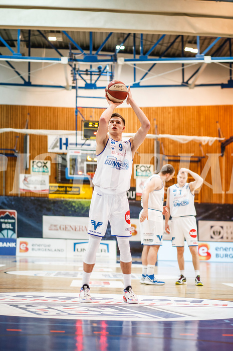 Basketball, bet-at-home Basketball Superliga 2020/21, Grunddurchgang, 12. Runde, Oberwart Gunners, UBSC Graz, Edi Patekar (9)