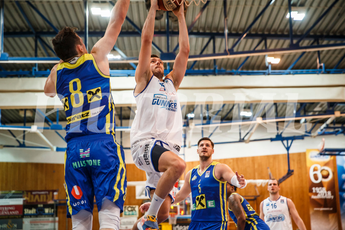 Basketball, bet-at-home Basketball Superliga 2020/21, Grunddurchgang, 12. Runde, Oberwart Gunners, UBSC Graz, Ignas Fiodorovas (5)