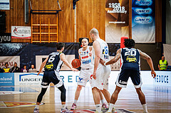 Basketball, Basketball Austria Cup 2022/23, Halbfinale 1, Oberwart Gunners, Gmunden Swans, Sebastian Käferle (7)