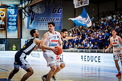 Basketball, Basketball Austria Cup 2022/23, Halbfinale 1, Oberwart Gunners, Gmunden Swans, Jack Rauch (11)