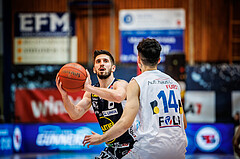 Basketball, Basketball Austria Cup 2022/23, Halbfinale 1, Oberwart Gunners, Gmunden Swans, Daniel Friedrich (6)