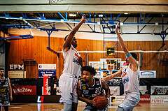 Basketball, Basketball Austria Cup 2022/23, Halbfinale 1, Oberwart Gunners, Gmunden Swans, U. King (20)