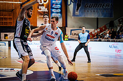 Basketball, Basketball Austria Cup 2022/23, Halbfinale 1, Oberwart Gunners, Gmunden Swans, Edi Patekar (9)