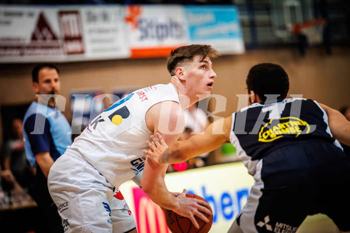 Basketball, Basketball Austria Cup 2022/23, Halbfinale 1, Oberwart Gunners, Gmunden Swans, Brock Gardner (10)