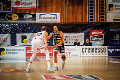 Basketball, Basketball Austria Cup 2022/23, Halbfinale 1, Oberwart Gunners, Gmunden Swans, D. Green (1)