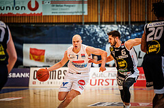 Basketball, Basketball Austria Cup 2022/23, Halbfinale 1, Oberwart Gunners, Gmunden Swans, Sebastian Käferle (7)