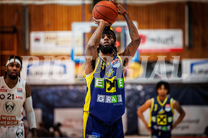 Basketball, Basketball Austria Cup 2022/23, Halbfinale 1, BC Vienna, UBSC Graz, Issac James Vann Jr (13)