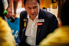 Basketball, Basketball Austria Cup 2022/23, Halbfinale 1, Oberwart Gunners, Gmunden Swans, Anton Mirolybow