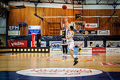 Basketball, Basketball Austria Cup 2022/23, Halbfinale 1, Oberwart Gunners, Gmunden Swans, Daniel Friedrich (6)