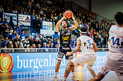 Basketball, Basketball Austria Cup 2022/23, Halbfinale 1, Oberwart Gunners, Gmunden Swans, U. King (20)