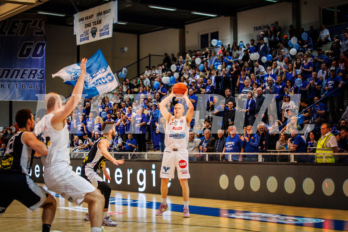 Basketball, Basketball Austria Cup 2022/23, Halbfinale 1, Oberwart Gunners, Gmunden Swans, Sebastian Käferle (7)