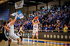 Basketball, Basketball Austria Cup 2022/23, Halbfinale 1, Oberwart Gunners, Gmunden Swans, Sebastian Käferle (7)