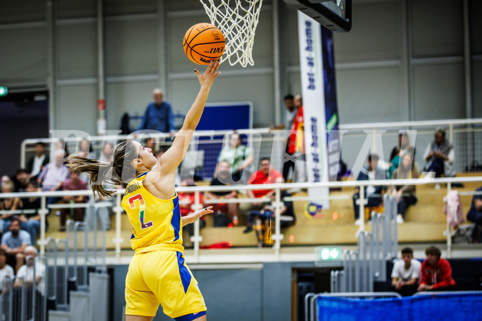 Basketball, Win2Day Basketball Damen Superliga 2023/24, Grunddurchgang 2.Runde, SKN St.Pölten, Basket Flames, Anna Kolyandrova (2)
