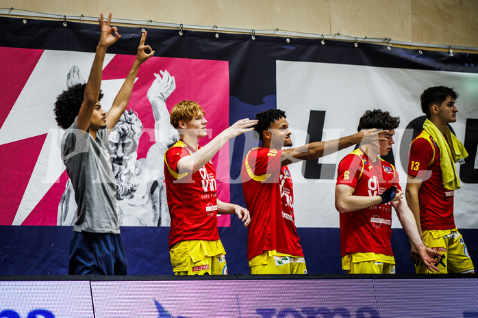 Basketball, Win2Day Superliga 2023/24, Grunddurchgang 4.Runde, SKN St. Pölten, Gmunden Swans, SKN St.Pölten